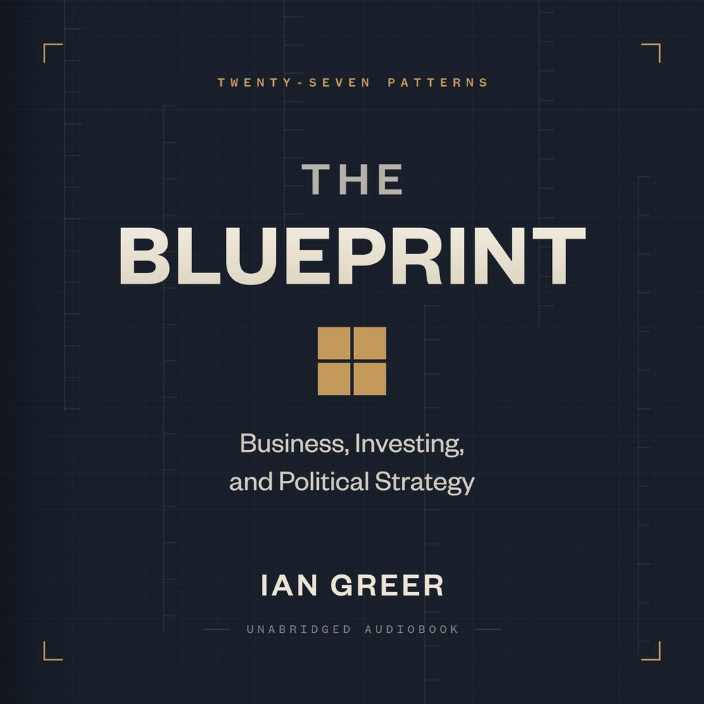 The Blueprint audiobook cover by Ian Greer